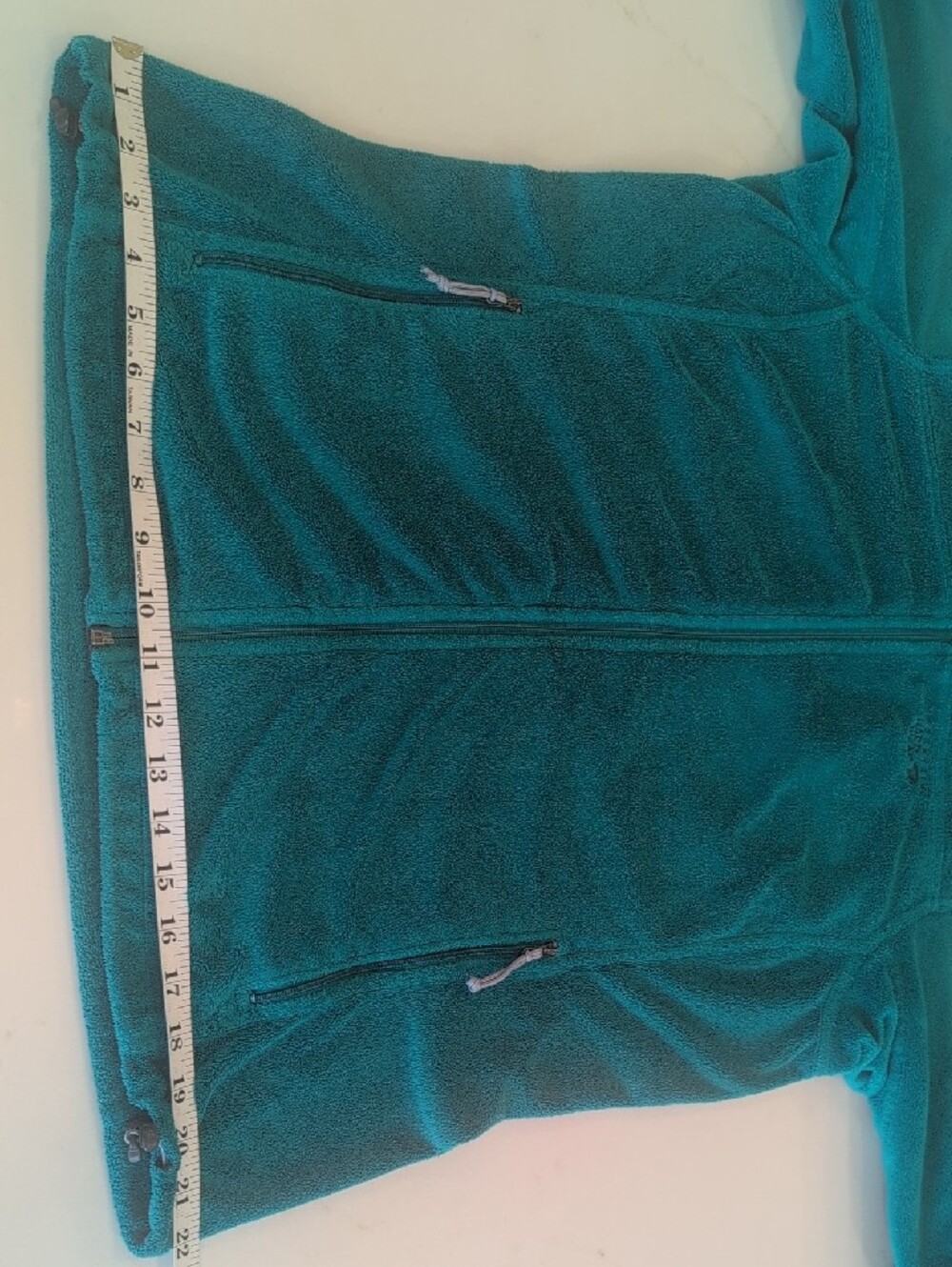 Mountain Hardwear Turquoise /Teal Full-Zip Hooded Fleece Jacket - Picture 7 of 13